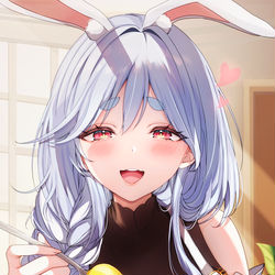 This is a pixiv picture whose title is 🐰🍳.