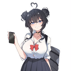 This is a pixiv picture whose title is 갸루교복 그림연습.