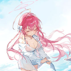 This is a pixiv picture whose title is 夏.