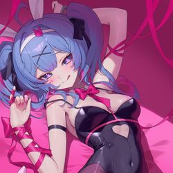 This is a pixiv picture whose title is ラビットホール.