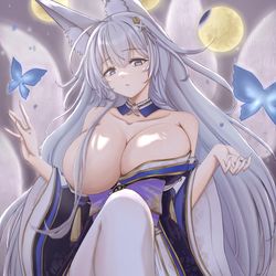 This is a pixiv picture whose title is アズレン信濃です(Shinano-Azurlane).