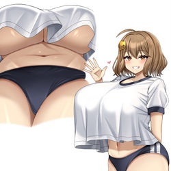 This is a pixiv picture whose title is 体操服アニス.