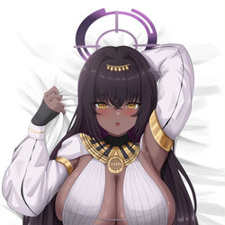 This is a pixiv picture whose title is Karin Dakimakura 💜.