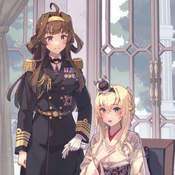This is a pixiv picture whose title is 金剛 Warspite.