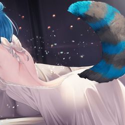 This is a pixiv picture whose title is Skeb 119 Poko Rakun様.