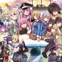 This is a pixiv picture whose title is 軌跡.