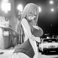 This is a pixiv picture whose title is 童貞を殺すセーター.
