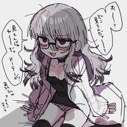 This is a pixiv picture whose title is 相手してくれるダウナー女医.