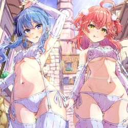 This is a pixiv picture whose title is 【みこめっと】例のセーター.