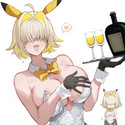 This is a pixiv picture whose title is エレグ(バニー).