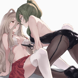 This is a pixiv picture whose title is ✂️ cut.