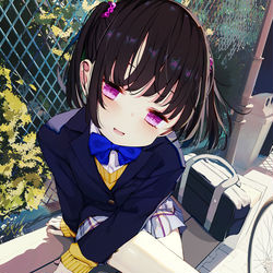This is a pixiv picture whose title is 生足ちゃんのとなりが空いてるらしい。.