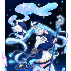 This is a pixiv picture whose title is SNOW MIKU 2025.