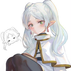 This is a pixiv picture whose title is 프리렌.