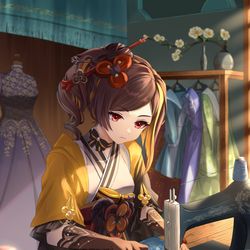 This is a pixiv picture whose title is 千織.