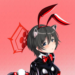This is a pixiv picture whose title is ぴっちりバニーの春日ツバキ.