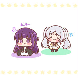 This is a pixiv picture whose title is 拗ねフェルンさん.