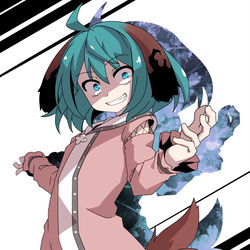 This is a pixiv picture whose title is 「skeb」幽谷響子（宮出口瑞霊）.