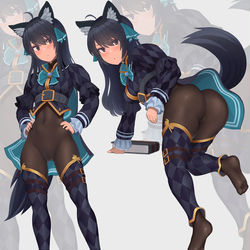 This is a pixiv picture whose title is ぴたぴた衣装はお好き？.