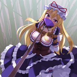 This is a pixiv picture whose title is 紫さん.