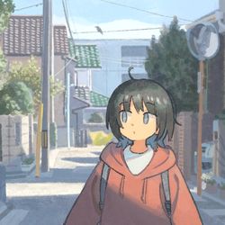 This is a pixiv picture whose title is 見知らぬ届け物.