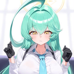 This is a pixiv picture whose title is ユメ&ホシノ.