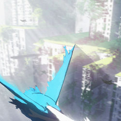 This is a pixiv picture whose title is 風の中.