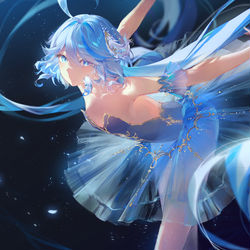 This is a pixiv picture whose title is ballerina furina.