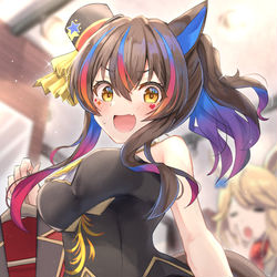 This is a pixiv picture whose title is ダンスパーティの衣装選びに長時間付き合わされるトレーナー.