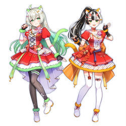 This is a pixiv picture whose title is アニマイドル🐱.