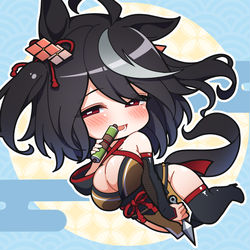 This is a pixiv picture whose title is くノ一　キタちゃん.