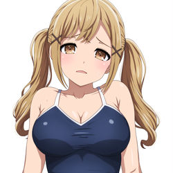 This is a pixiv picture whose title is スク水有咲.