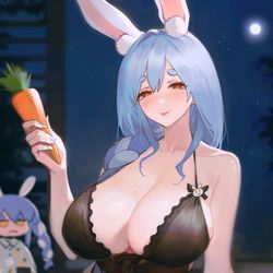 This is a pixiv picture whose title is pekomama.