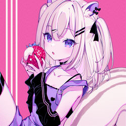 This is a pixiv picture whose title is ホワイトシマリス.