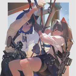 This is a pixiv picture whose title is Ear Pinchy.
