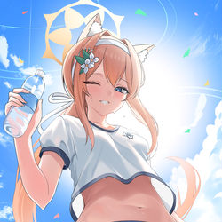 This is a pixiv picture whose title is 体操服マリー.