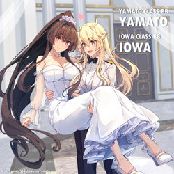 This is a pixiv picture whose title is 大和進水日.