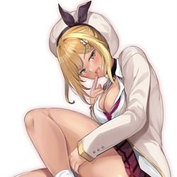 This is a pixiv picture whose title is 黒ギャルライザ.