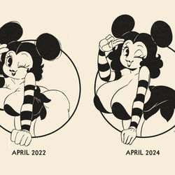 This is a pixiv picture whose title is Sally's Evolution.