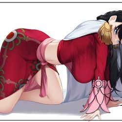 This is a pixiv picture whose title is one piece - boa hancock.