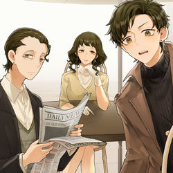 This is a pixiv picture whose title is Meet the Desmonds 🦅.