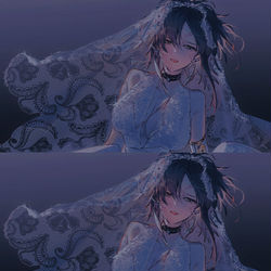 This is a pixiv picture whose title is Vow.
