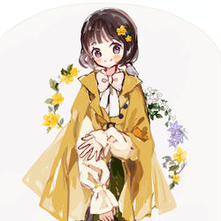 This is a pixiv picture whose title is 花咲く.
