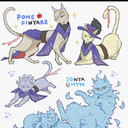 This is a pixiv picture whose title is ニャイトレイブンカレッジ.