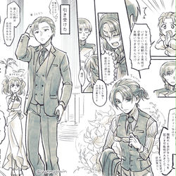 This is a pixiv picture whose title is 種自由ターミナル組＋ノイマン幻覚ダイジェスト.