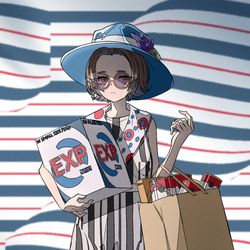 This is a pixiv picture whose title is EXP.