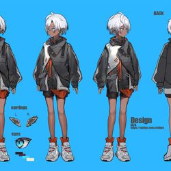 This is a pixiv picture whose title is 【Live2D】タクティカルエルフのエルフ田くん.