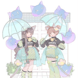 This is a pixiv picture whose title is 梅雨晴れ.