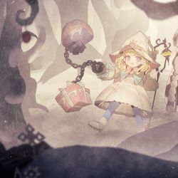 This is a pixiv picture whose title is 白き森.