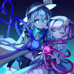 This is a pixiv picture whose title is 古明地姉妹withゲンリプ.